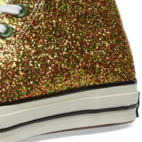 Converse X JW Anderson Chuck silver and gold glitter UNISEX MEN 7.5  WOMENS 9.5 - Picture 11 of 16